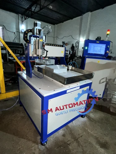 Aluminium Heat Sink CNC Drilling Machine - High Precision Industrial Machine by SM Automation