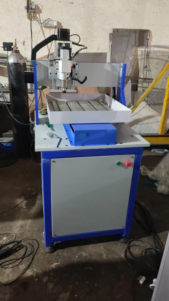 Automatic 3 Axis Drilling Machine - CNC Controller & Worktable Setup