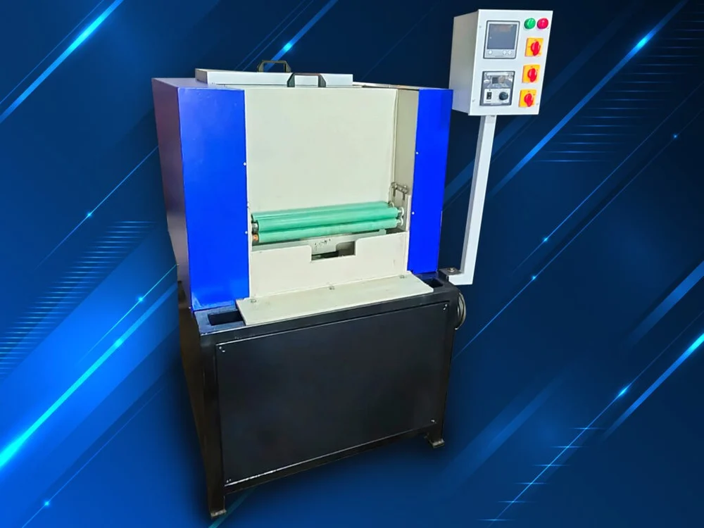 Automatic PCB Brushing Machine - Industrial Machine Side Profile & Frame