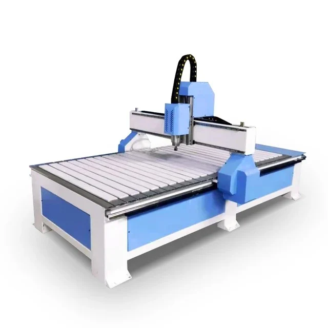 CNC Wood Router - Precision Tooling Head & Components Close-up