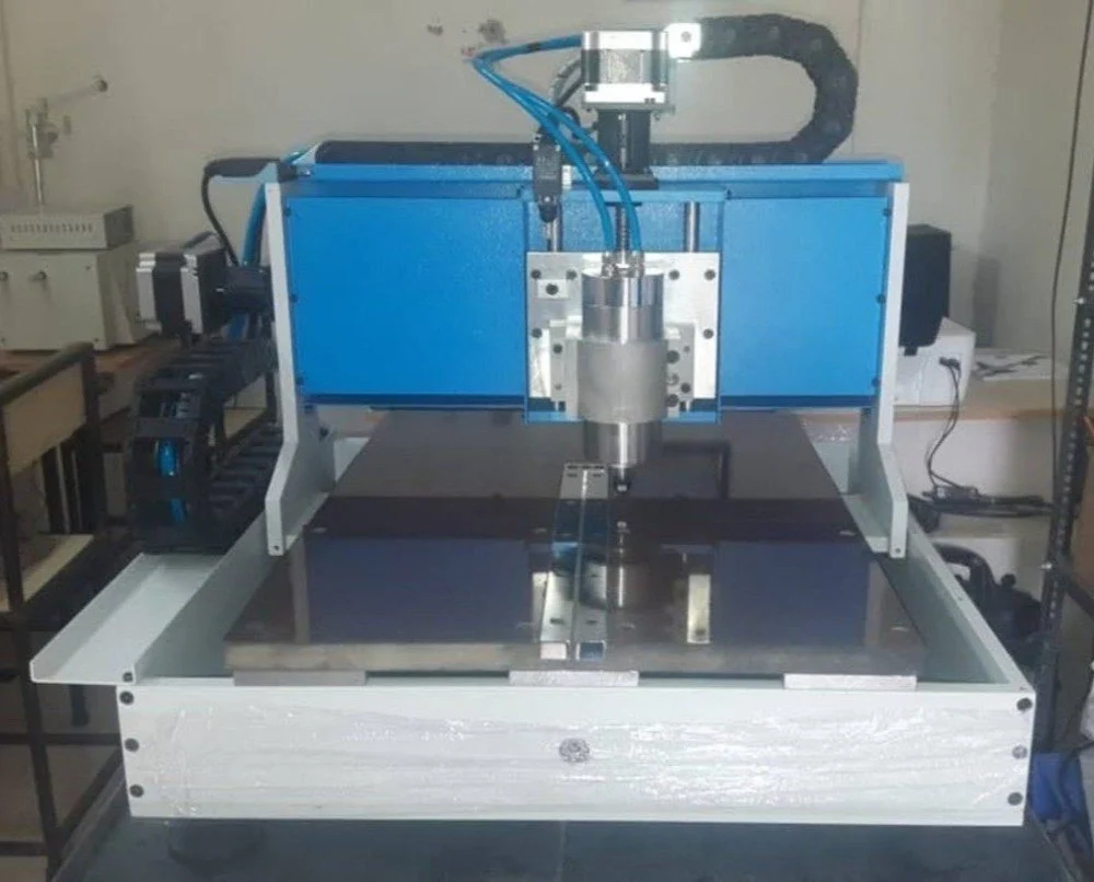 CNC PCB Drilling Machine - CNC Controller & Worktable Setup