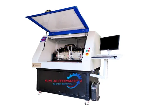Three Spindle CNC PCB Drilling Machine - High Precision Industrial Machine by SM Automation